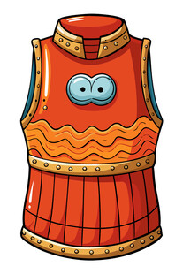 卡通风格中式铠甲