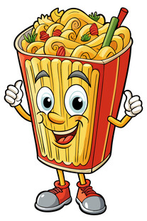 欢乐泡面卡通形象