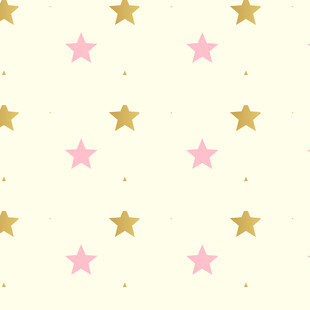 粉色金色星星图案背景
