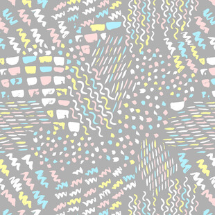 多彩几何图案背景纹理