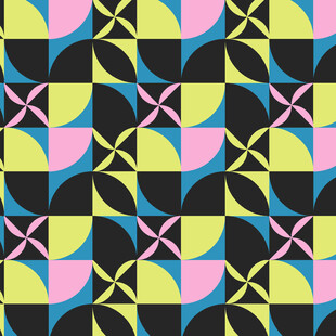 几何图案彩色抽象背景