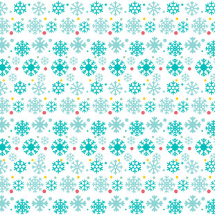 清新雪花图案背景