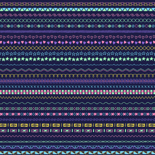 多彩几何线条图案背景