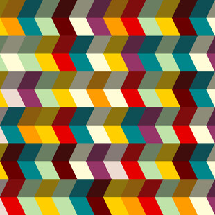 多彩几何锯齿图案背景