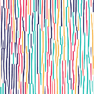 多彩竖条纹几何图案背景