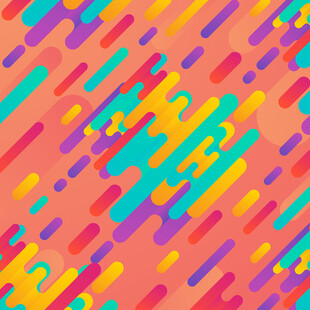 多彩几何线条抽象背景图