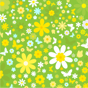 清新花卉背景图