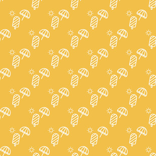 黄色背景香蕉图案纹理