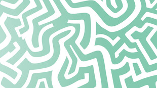 浅绿色迷宫图案纹理背景