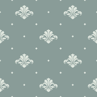 浅绿底白花精致花纹图案