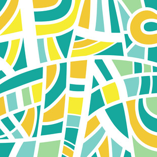 多彩几何抽象图案背景