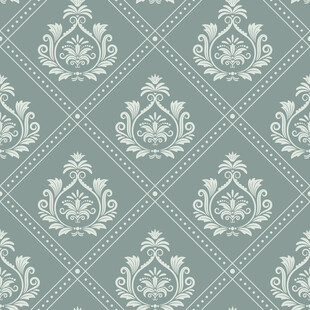 复古优雅花纹壁纸图案