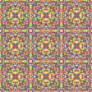 多彩几何图案无缝纹理