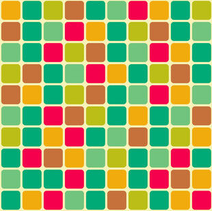 多彩方块几何图案背景