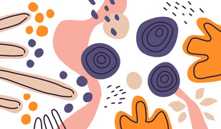 抽象几何图案装饰插画