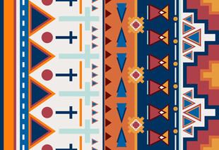 民族风几何图案装饰元素