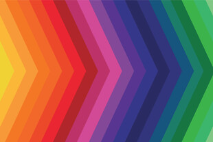 多彩锯齿形条纹背景图案