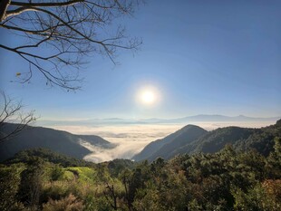 山间云海日出美景