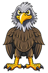 愤怒的老鹰形象