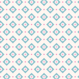 蓝白几何图案无缝背景