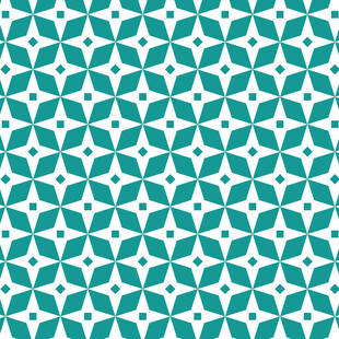 蓝绿色几何图案无缝背景
