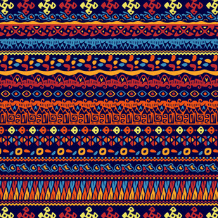 民族风几何图案织物纹理