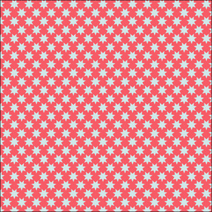 红色波点图案背景