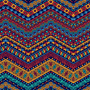 民族风几何图案纹理