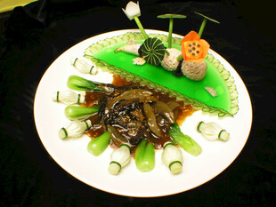 精美摆盘中式菜肴