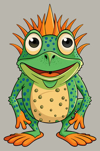 卡通青蛙形象