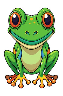可爱青蛙卡通形象