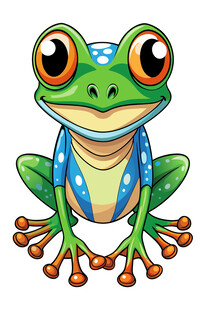 可爱青蛙卡通形象