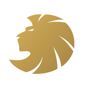 金色狮子头标志