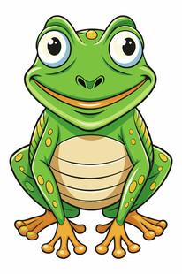 可爱青蛙卡通形象