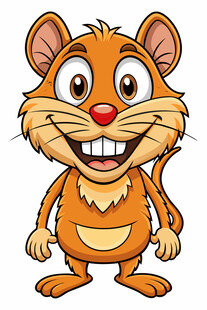 可爱卡通小老鼠形象