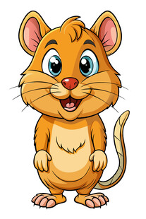 可爱小老鼠卡通形象