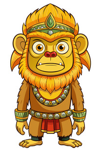 卡通版猴王形象