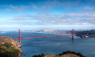 金门大桥壮丽风景