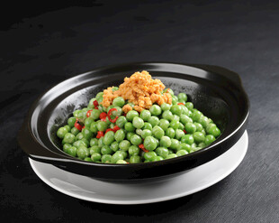 煲仔锅菜品海胆焗青元