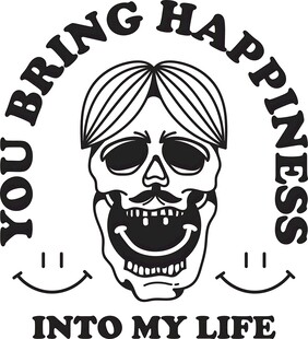 骷髅图案带来幸福的艺术