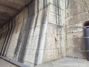 混凝土墙面建筑场景