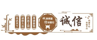 诚信文化墙