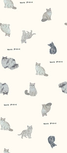 多样动物剪影图案