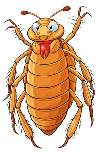 卡通形象的搞笑大虫子