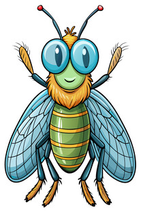 可爱卡通蜜蜂形象