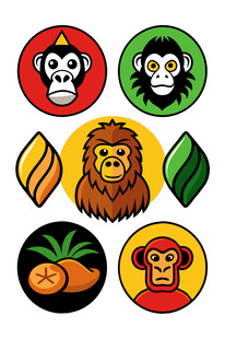 动物头像图标集合