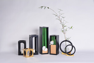 现代简约风几何绿植摆件