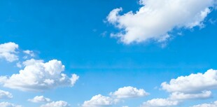蓝天白云美景