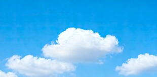 蓝天白云美景