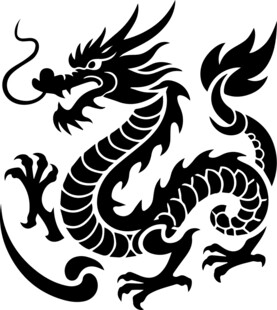 传统中国龙图案